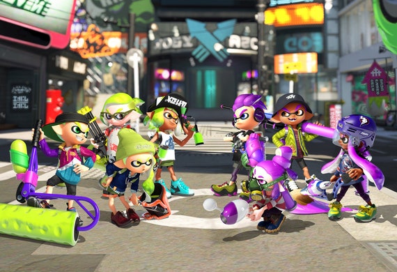 スプラトゥーン ターフウォー - ポスター 13x19 - Etsy 日本