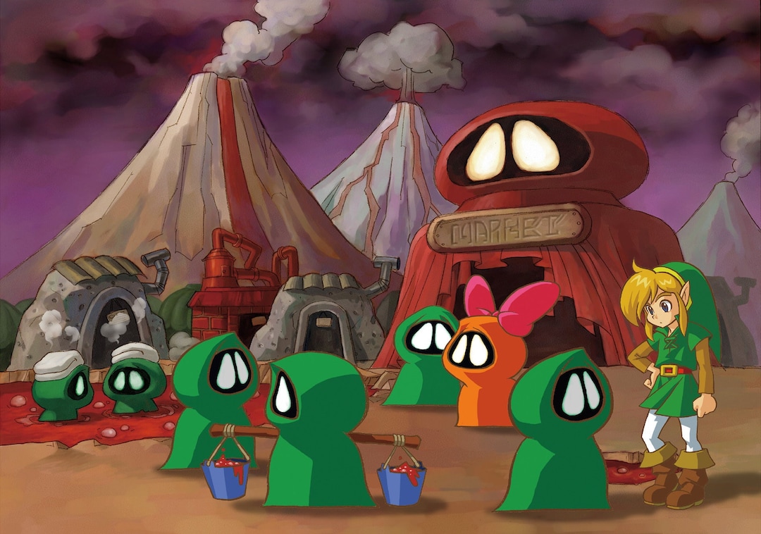 The Legend of Zelda: Oracle of Seasons Subrosia - Poster 13x19 - Etsy