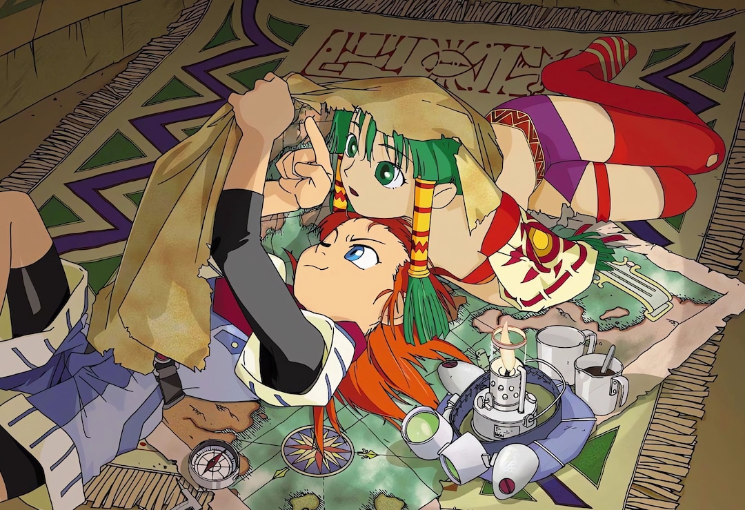 Grandia - Justin and Feena JRPG - Poster 13x19 - Etsy