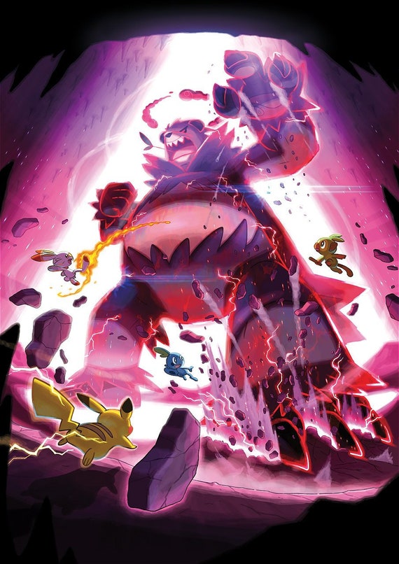 Pokemon Dynamax Sword Shield Poster 13x19