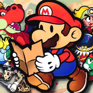 Paper Mario The Thousand-Year Door - Boxart - Poster 13x19