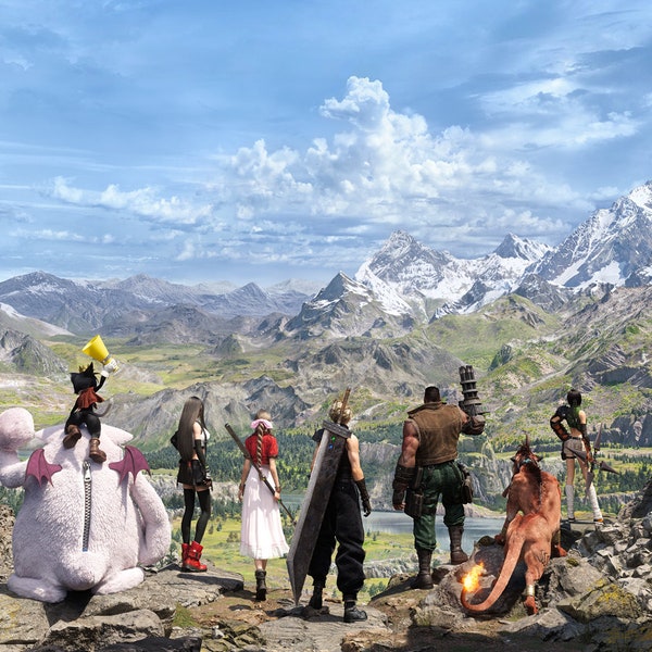 Final Fantasy VII Renacimiento - Póster 13x19