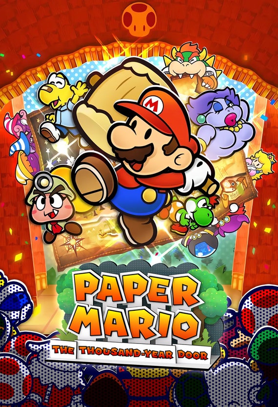 Paper Mario the Thousand-year Door - Switch - Poster 13x19 - Etsy
