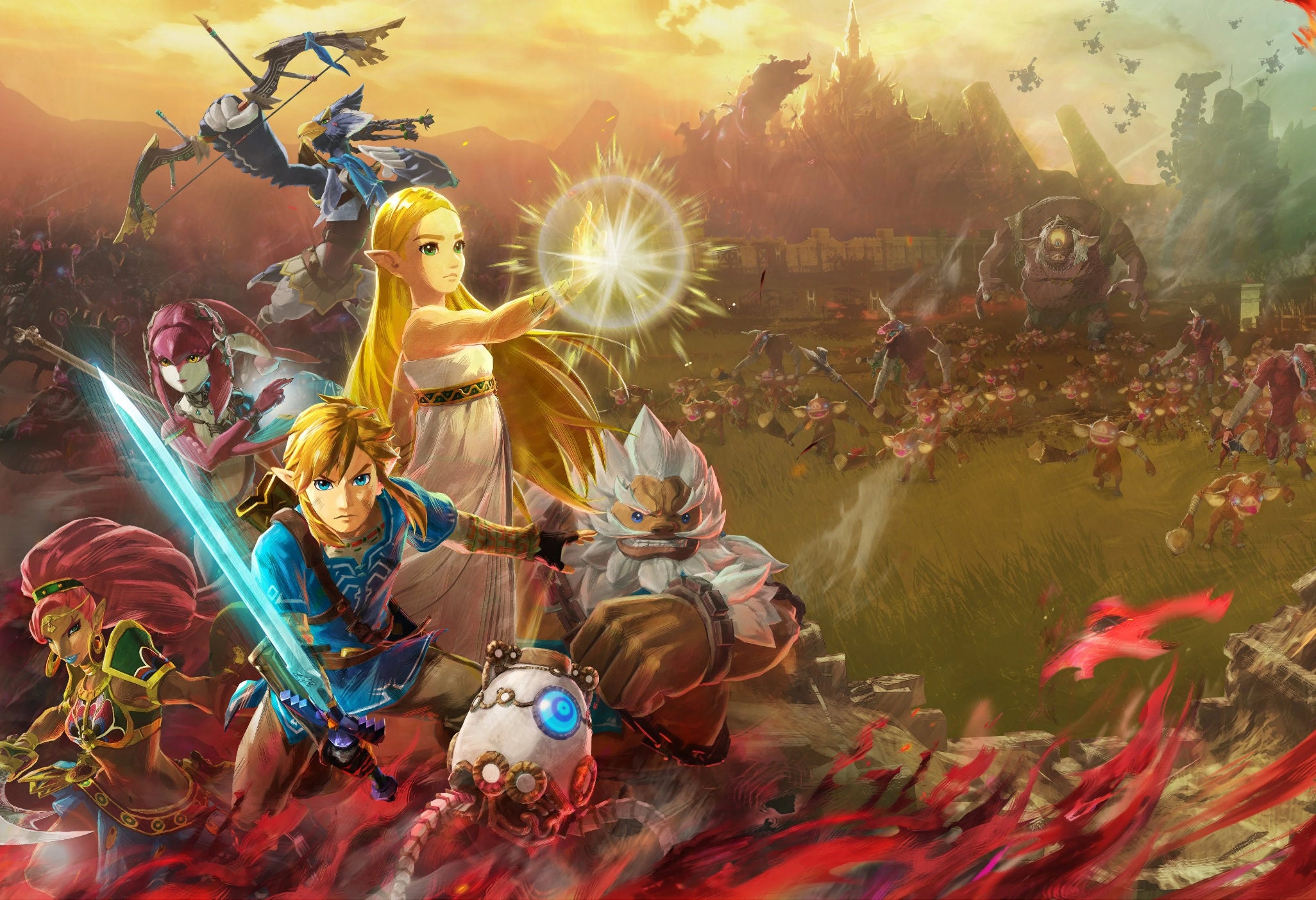 Hyrule Warriors: Age of Calamity Battle - Poster 13x19 - Etsy