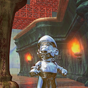 Super Mario 64 - Metal Mario - Poster 13x19
