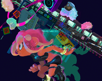 スプラトゥーン2 オクト・エキスパンションのアートワーク - ポスター