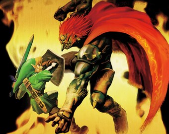 ゼルダの伝説 時のオカリナ ガノンドロフ - ポスター 13x19 - Etsy 日本