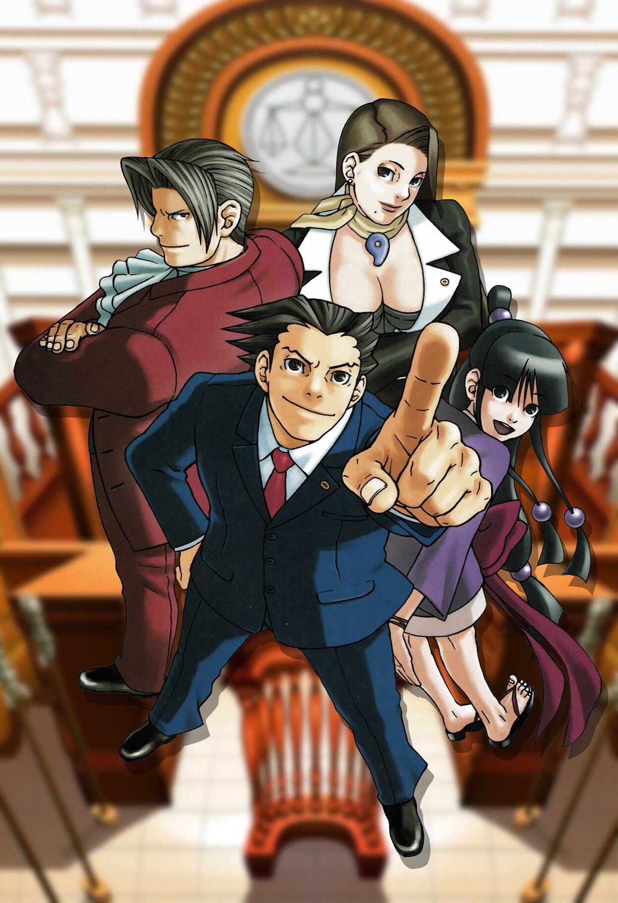 Buy Ace Attorney Phoenix Wright Video Game Fabric Wall Scroll