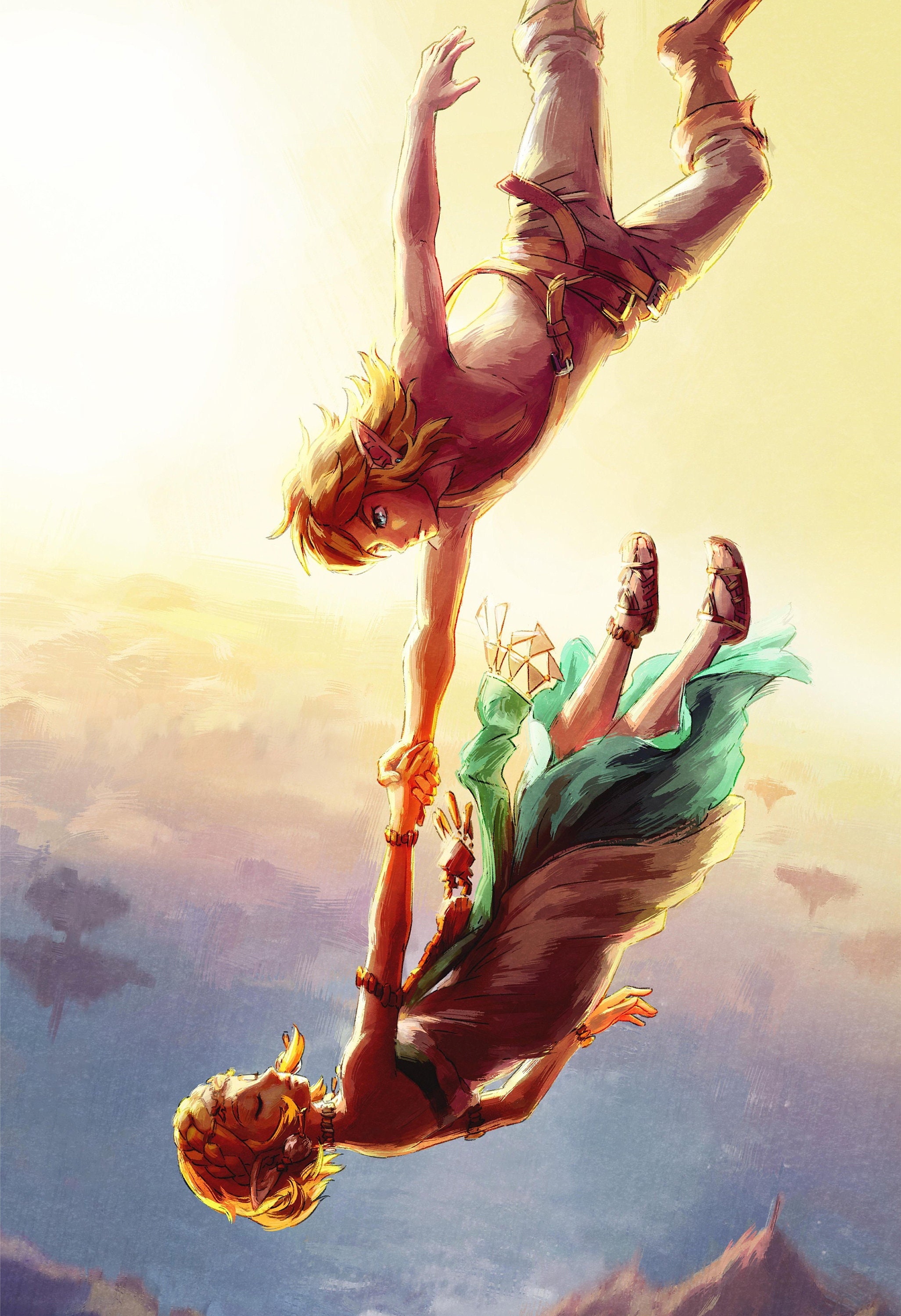 The Legend of Zelda: Tears of the Kingdom Anniversary - Poster 13x19