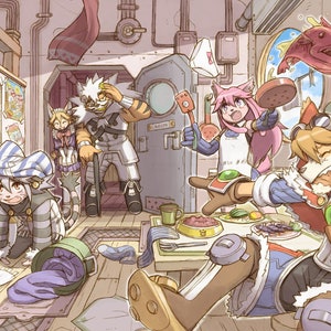 Solatorobo: Red the Hunter Characters- Poster 13x19