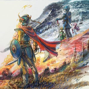 Dragon Quest I & II HD-2D Remake - Poster 13x19