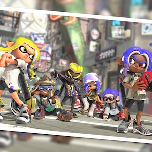 Splatoon 3 Splatsville- Poster 13x19