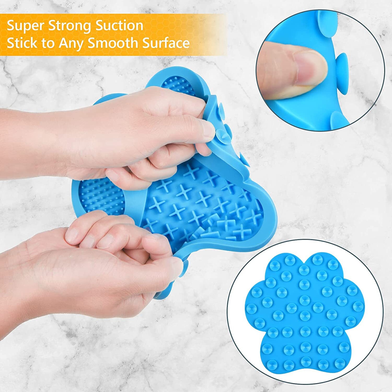 Curated visual reference: Visual Reference: Dog Licking Mat Anxiety Relief Slow Feeder Suction Cup Design