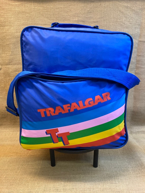 Vintage 1980s Trafalgar Rainbow Shoulder Bag/Tote