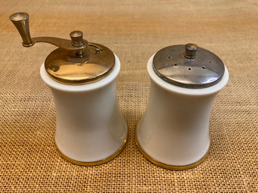 Vintage Lenox Salt and Pepper Shakers Etsy