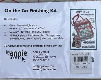 Finishing Kit for On The Go, Bag Pattern. By Annie Unrein for Patterns by Annie.