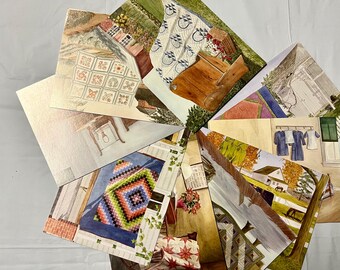 Amish Quilt Postcards by Susie Rigel of Lancaster, Pennsylvania