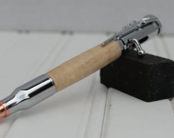 Handcrafted tourné érable bois.30 calibre Bolt Action Pen