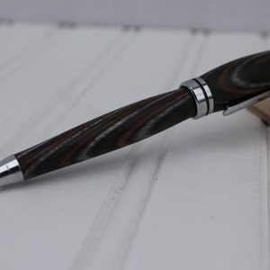 Handcrafted Turned Green Mountain Camo SpectraPly Wooden Euro Style Pen