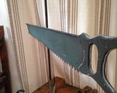 Primitive saw weathervane-SALE