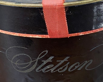 Vintage salesman sample Stetson hat in box w/ seal