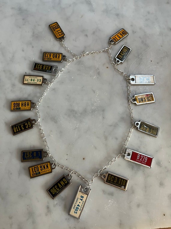 Vintage license plate Gem