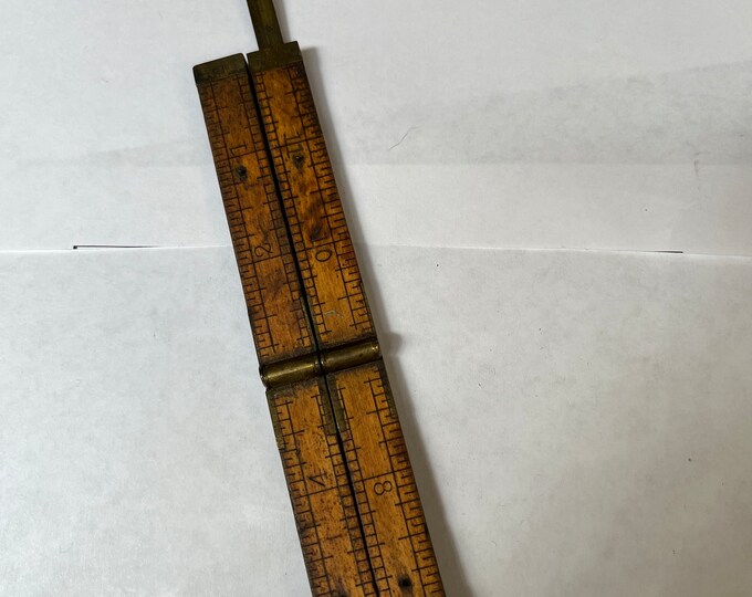Vintage 1900’s Folding Pocket Size Ruler W T Square - Etsy
