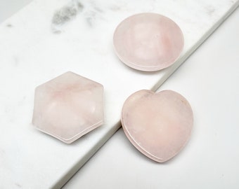 Phone Grip, Rose Quartz Phone Holder, iPhone Holder, Natural Stone iPhone Stand, Large Stone Phone Stand, Heart iPhone Grip Accessories