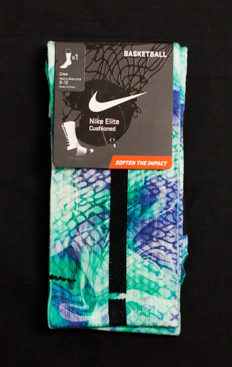 Custom Nike Elite Socks for Lebron 11 gator King Etsy
