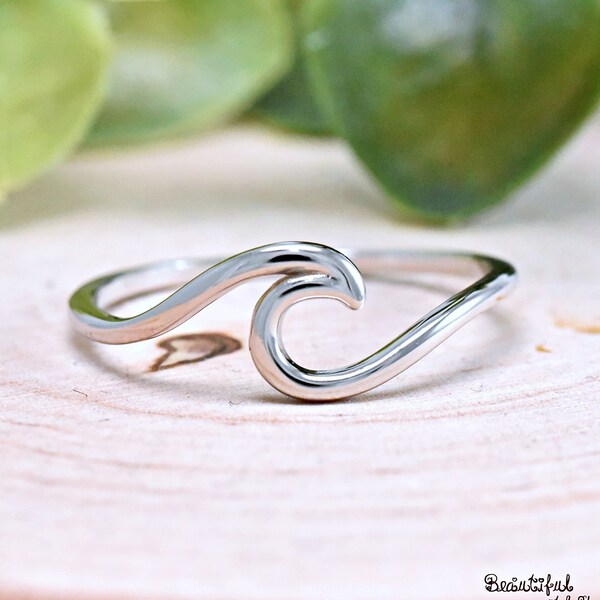 Wave Ring - Etsy