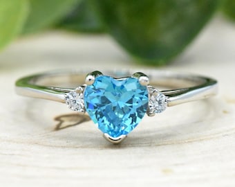 March Birthstone Ring | Etsy March Birthstone Ring | Etsy
