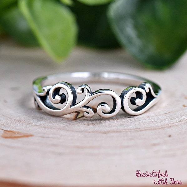 Boho Silver Rings - Etsy