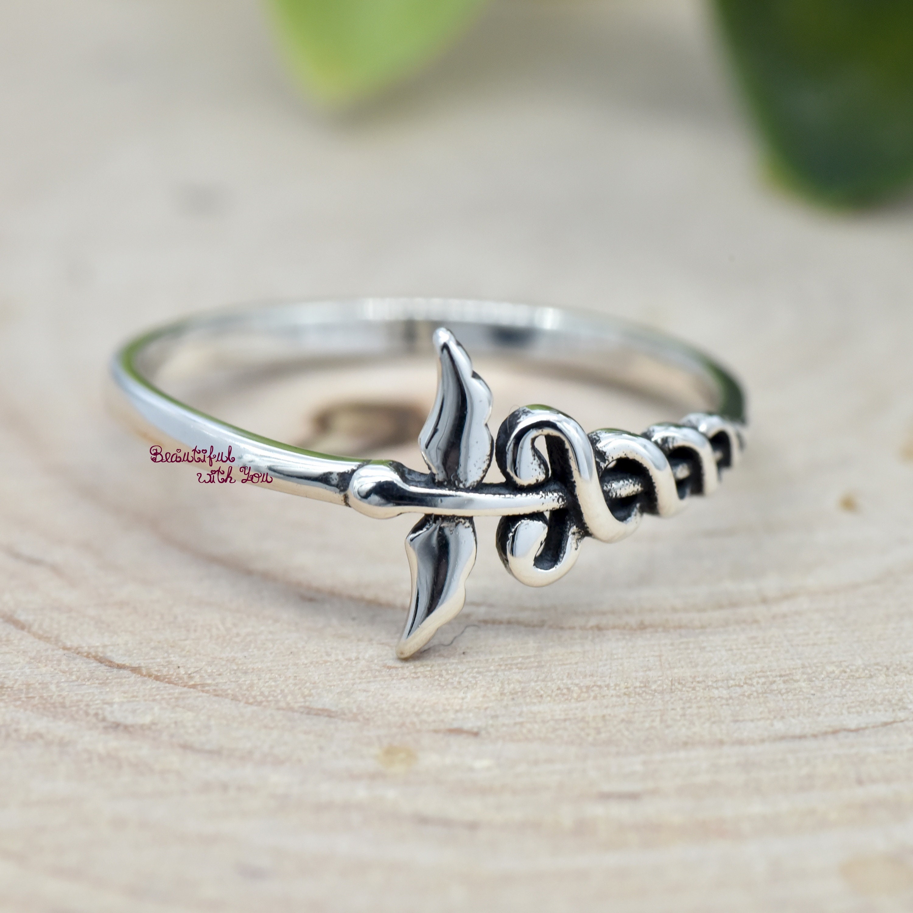 Caduceus Ring main image 0