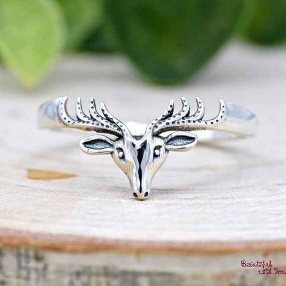 Antler shaped shop ring