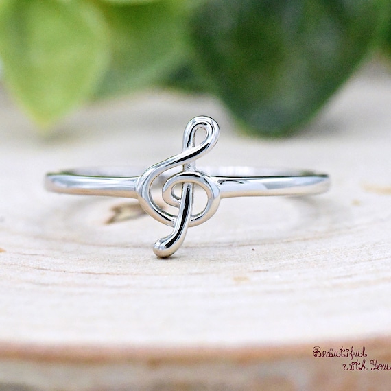 Treble clef ring 3D model | CGTrader