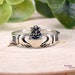 Claddagh Ring Silver, 925 Sterling Silver Claddagh Ring, Girls Claddagh Ring, Childrens Claddagh Ring, Irish Celtic Claddagh Ring for Her 