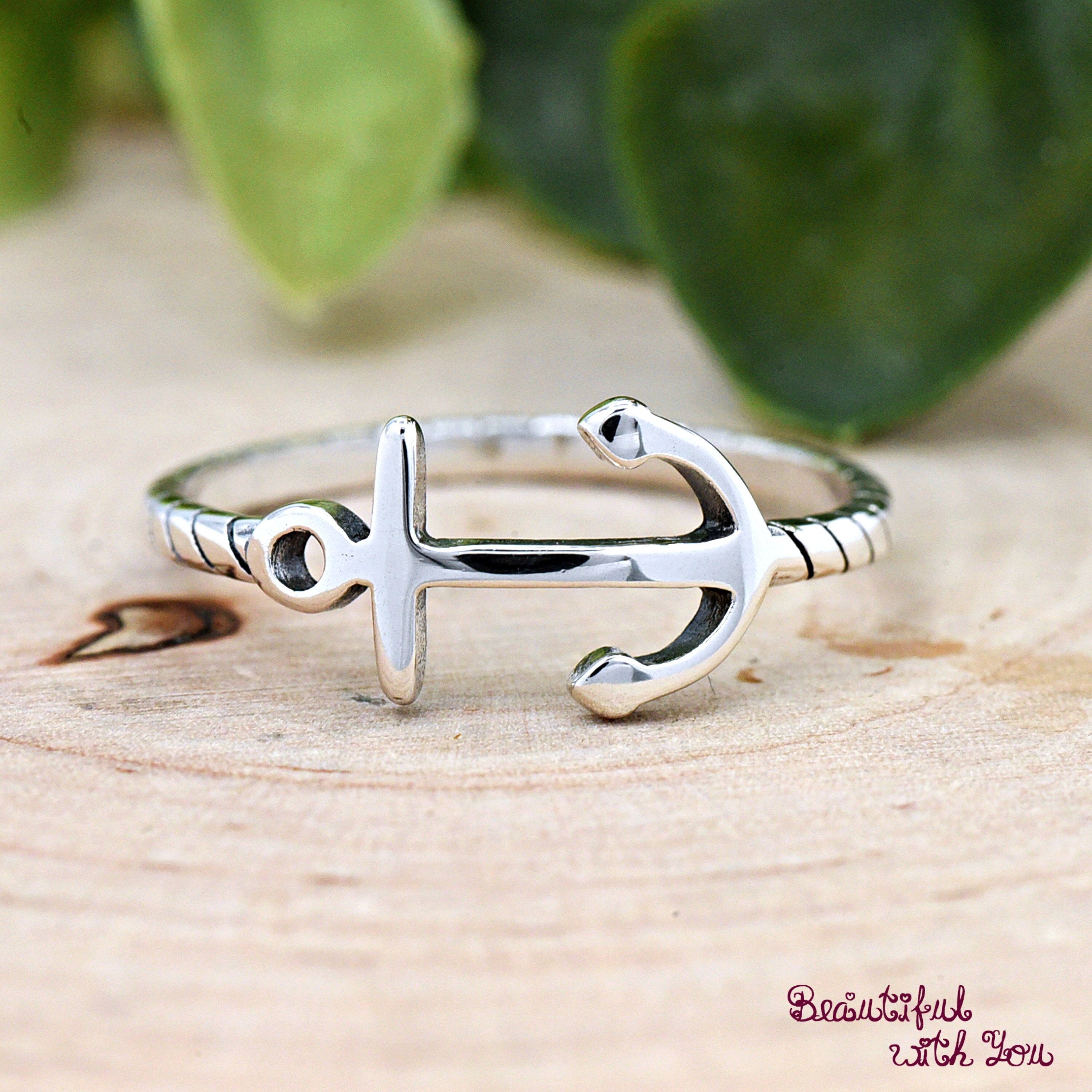 Anchor Ring - Etsy
