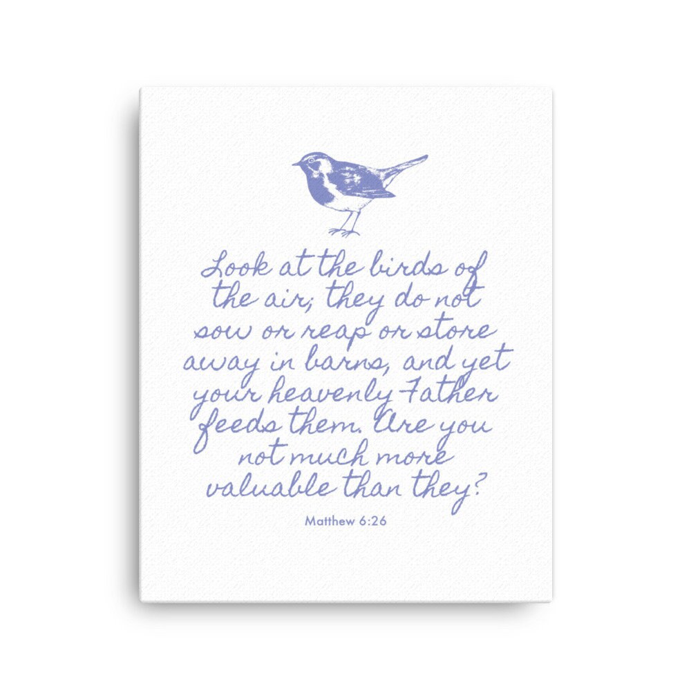 Matthew 6 26, Quotes About Life, Christian Gifts for Mom, Christian