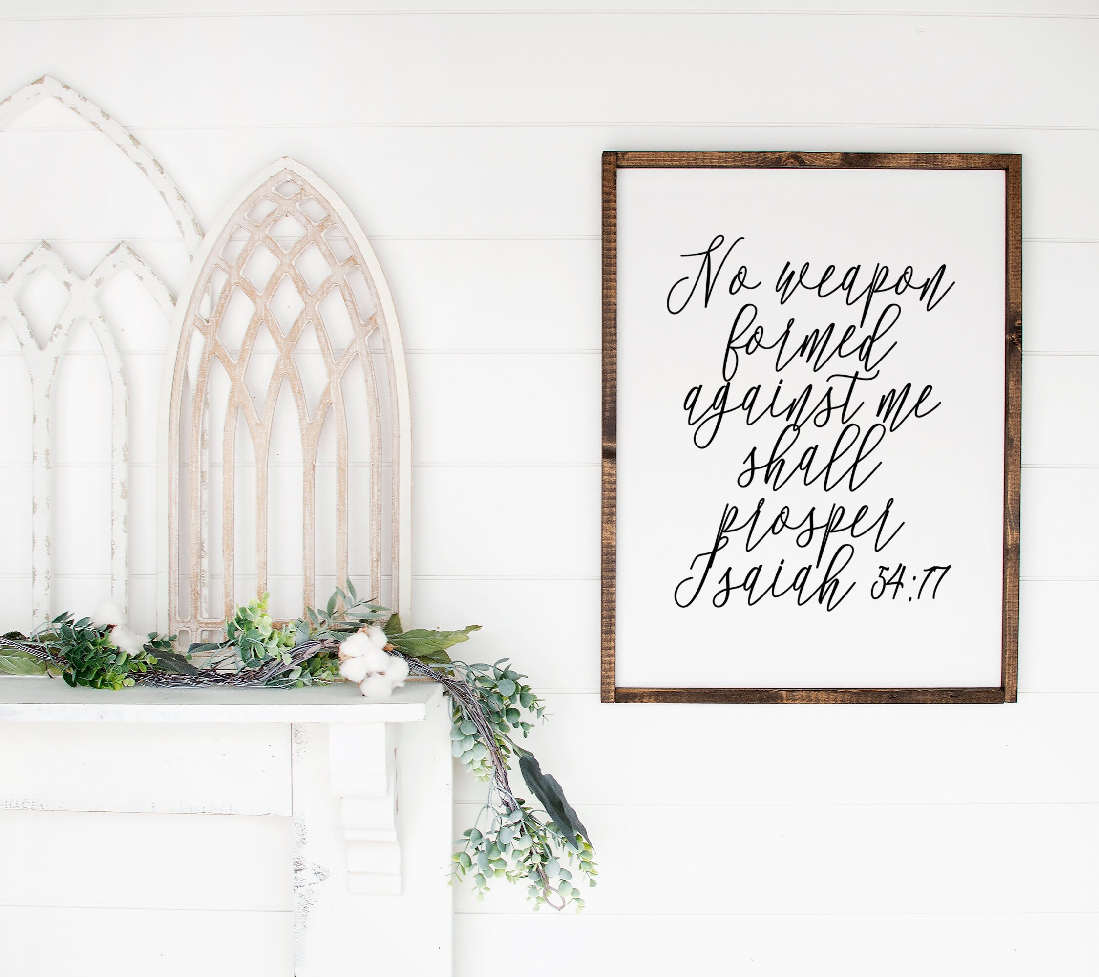 Isaiah 54 17 Bible Verse Poster Female Police Officer Gifts - Etsy Finland