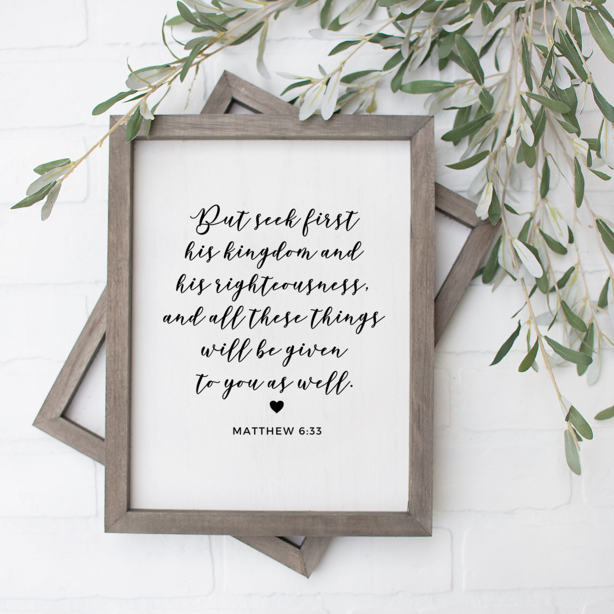 Matthew 6 33 Bible Verse Wall Art Printable Christian Etsy Matthew 6 33 Bible Verse Wall Art Printable Christian Etsy