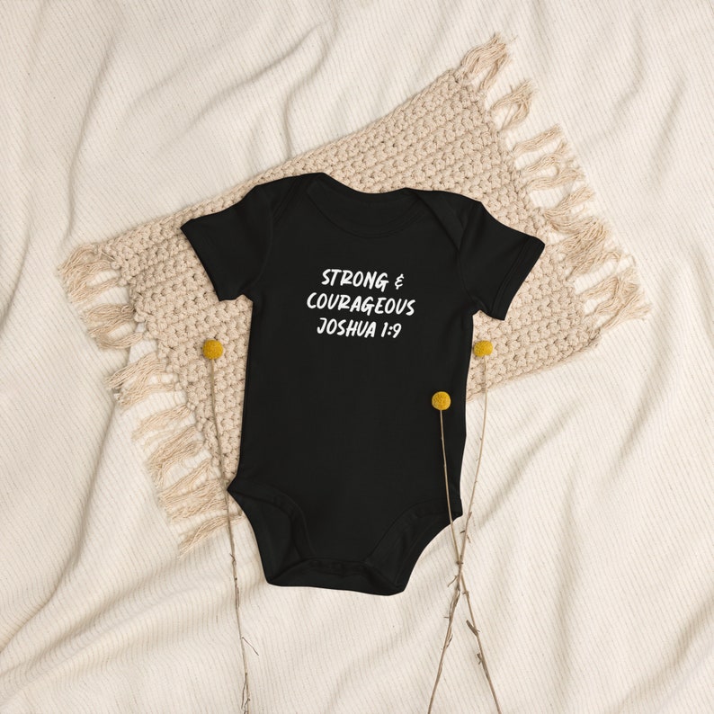 Organic cotton baby bodysuit