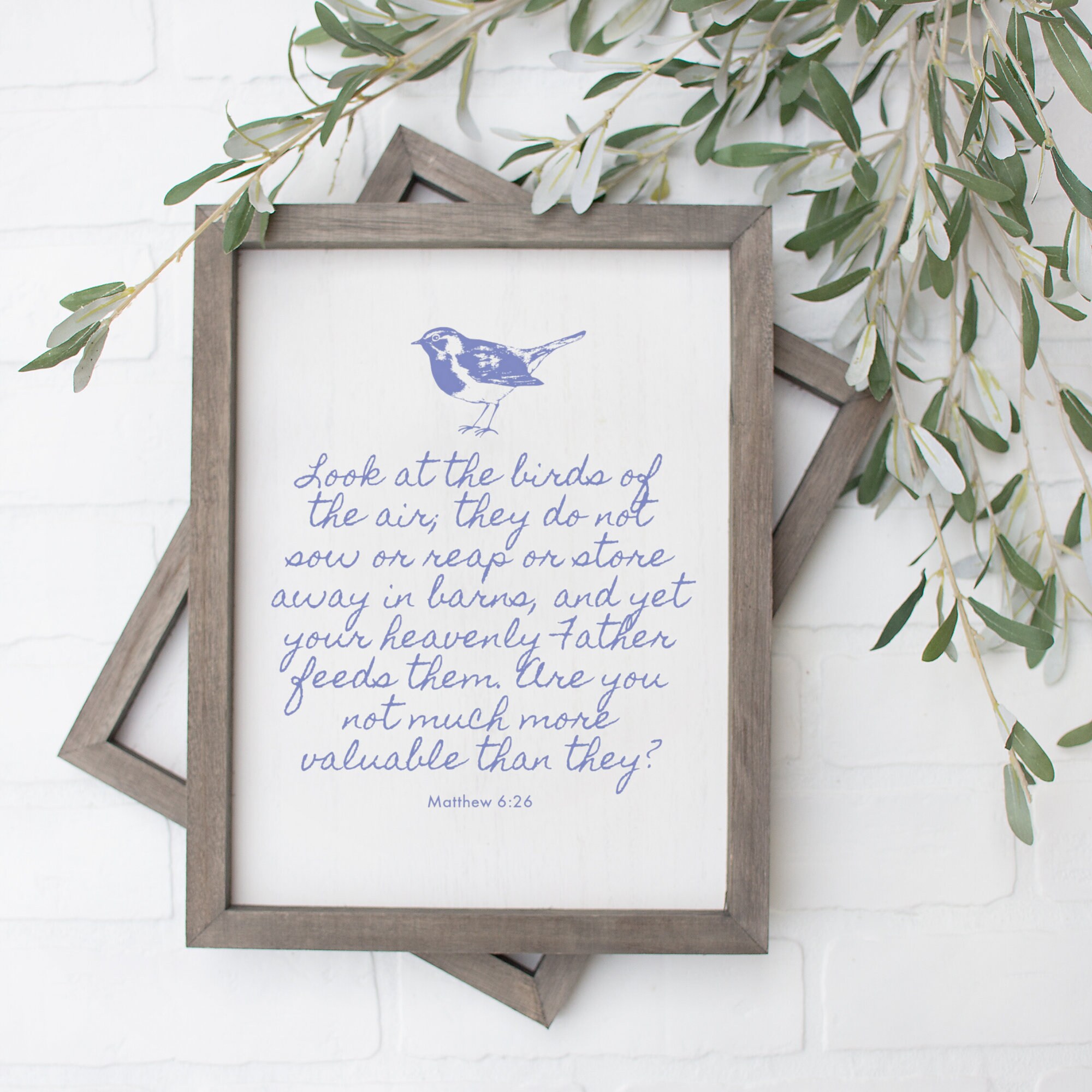 Birds of the air instant download the lord will provide matthew 6