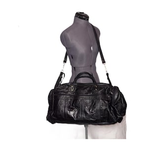 バッグ '90s Grunge Leather Bonsack Duffle Bag Grunge Duffle Bag - Etsy