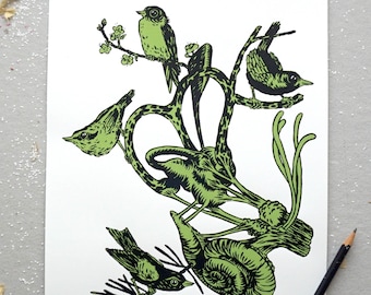 Cochlea - screen printing graphic
