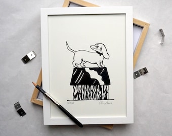 Waldi - Original screen print graphic