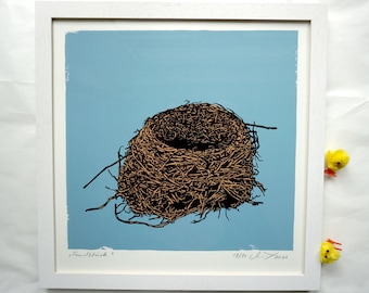 Fundstück - eine original Siebdruck Grafik