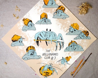 The Millionaires Club #7 - Original Siebdruck Grafik