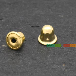 Pair of Earring Backs for Screw Back Earrings 14k Yellow Gold White Rose Gold for Jewelry Season