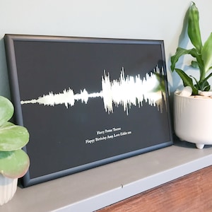 Personalised wall art favourite song print gift sound waves gold silver copper foil, any song, any colour scheme image 5