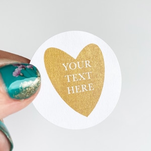Personalised Stickers, Hen Do Stickers, Logo Stickers, Gold Silver White Ink Stickers , Personalised Stickers With Metallic Ink, 35mm